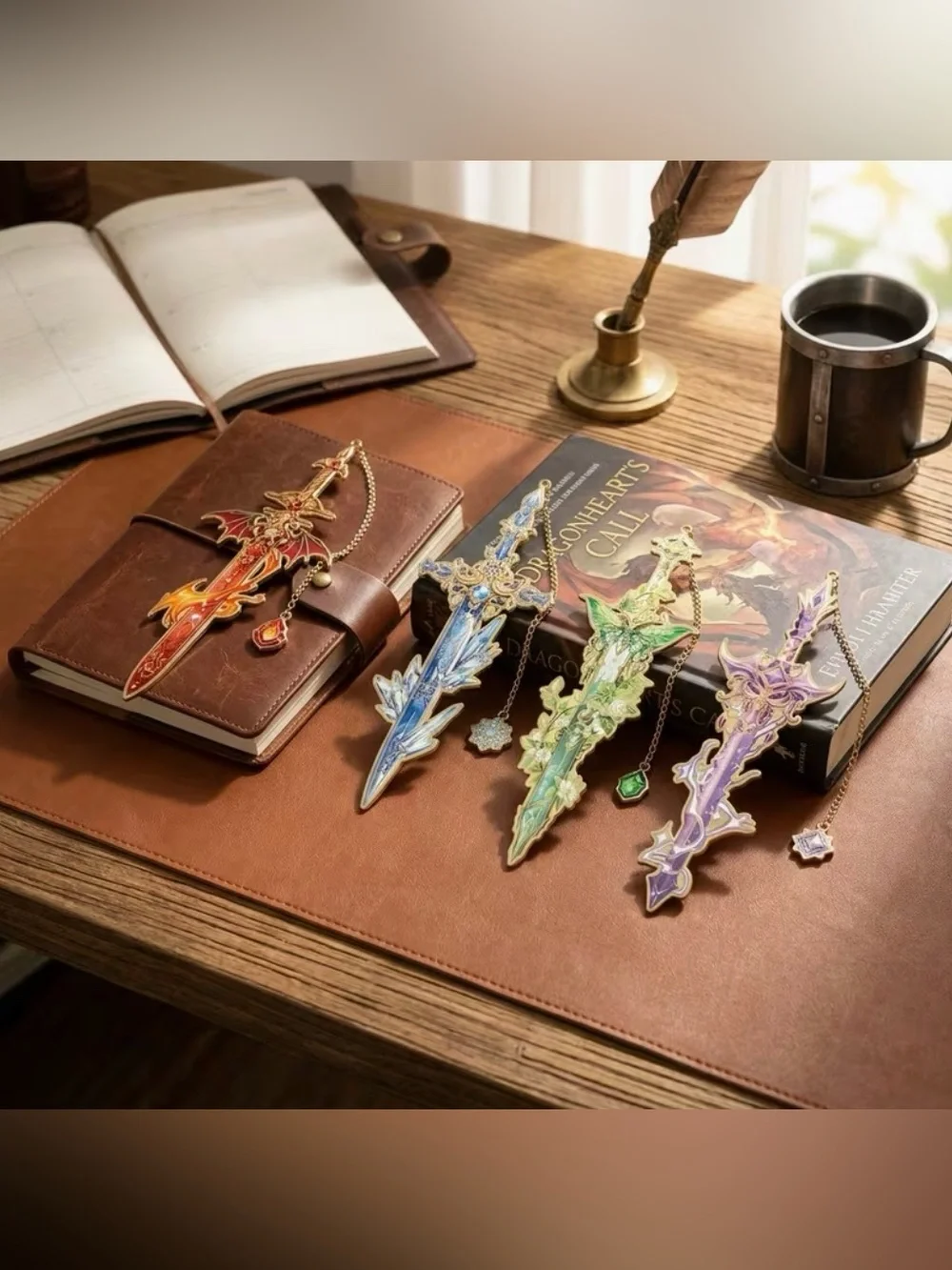 Fantasy Sword Book Marker Medieva Inspired New